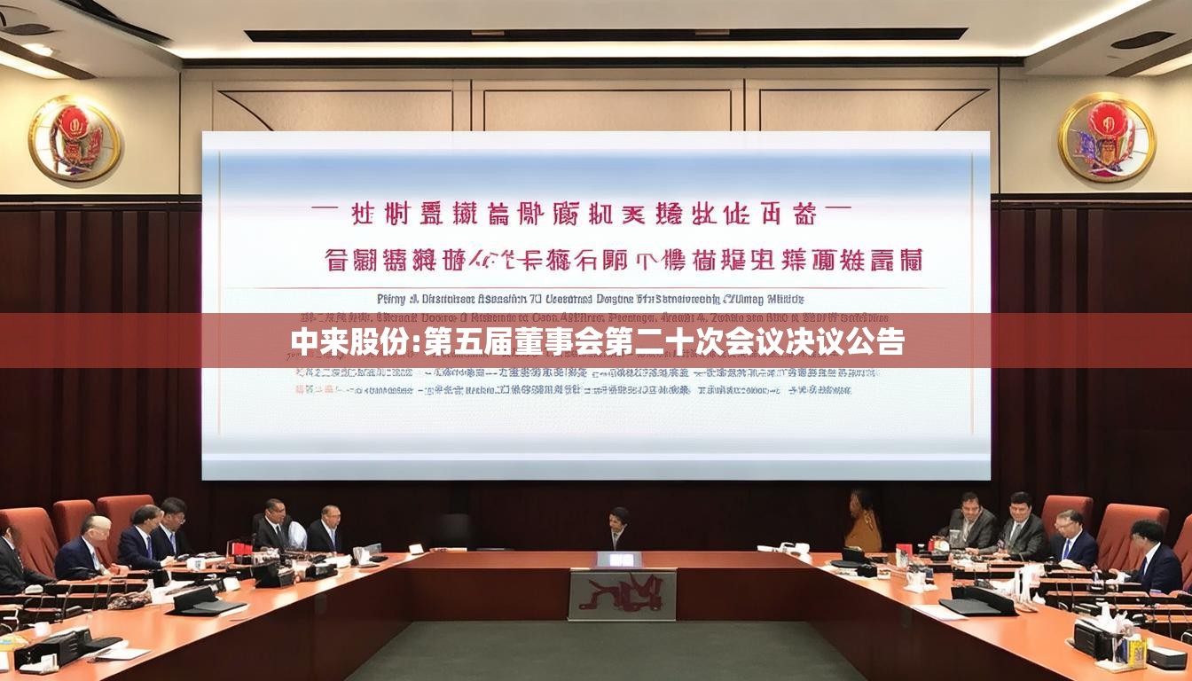 中来股份:第五届董事会第二十次会议决议公告