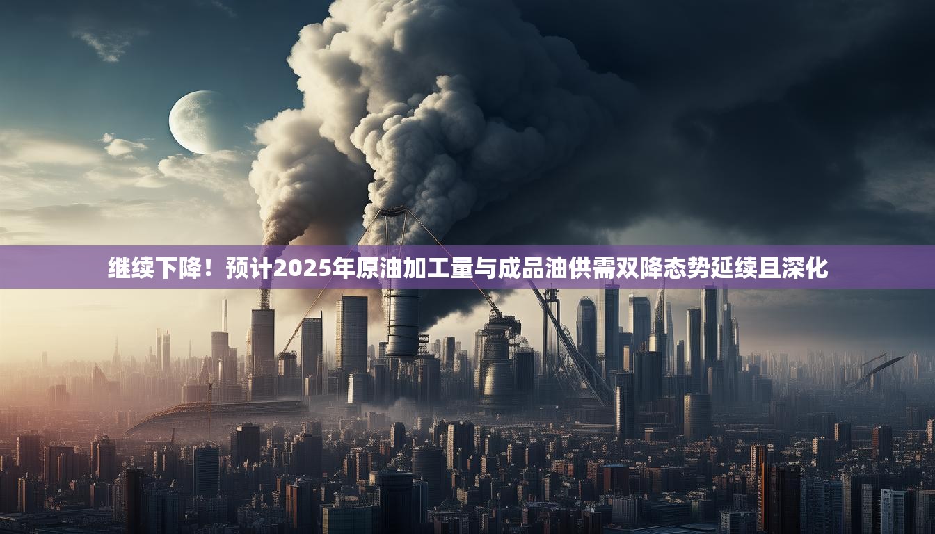 继续下降！预计2025年原油加工量与成品油供需双降态势延续且深化