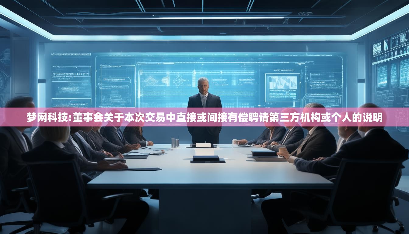 梦网科技:董事会关于本次交易中直接或间接有偿聘请第三方机构或个人的说明