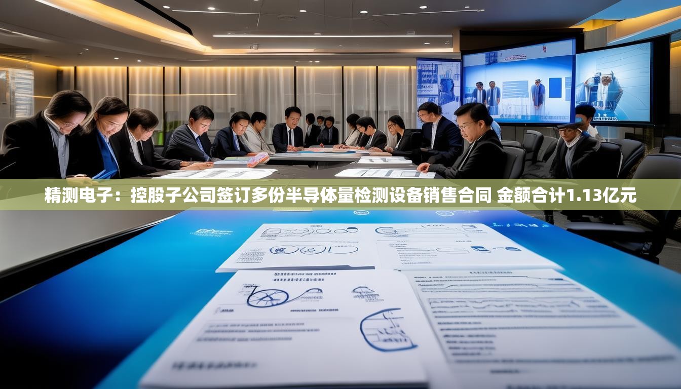 精测电子：控股子公司签订多份半导体量检测设备销售合同 金额合计1.13亿元