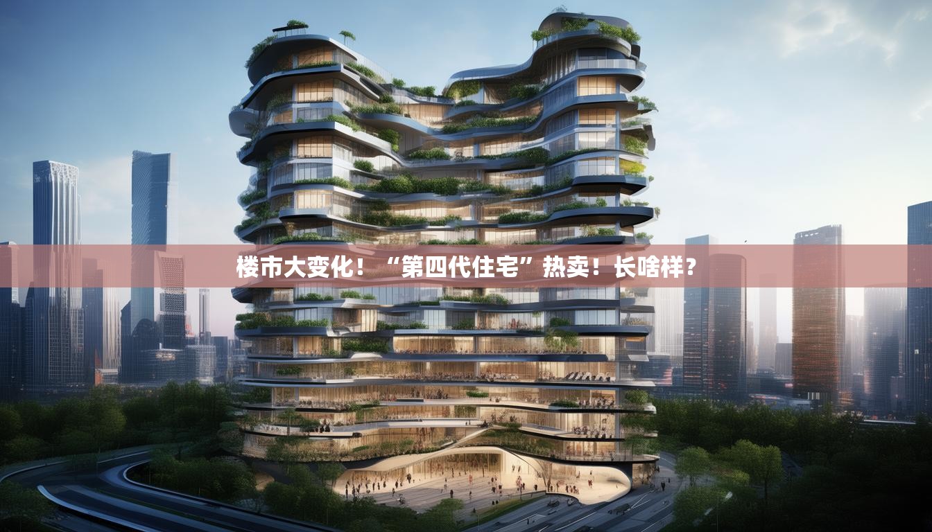 楼市大变化！“第四代住宅”热卖！长啥样？