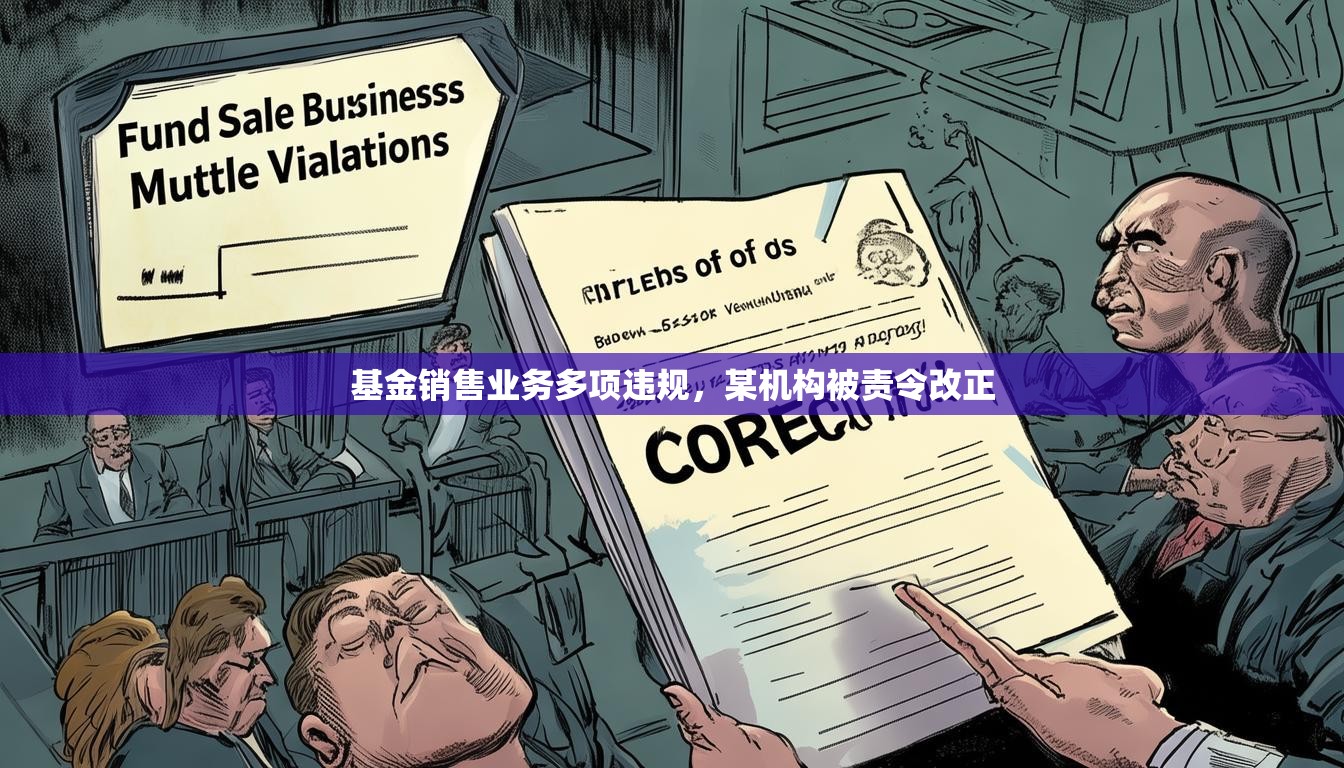 基金销售业务多项违规，某机构被责令改正