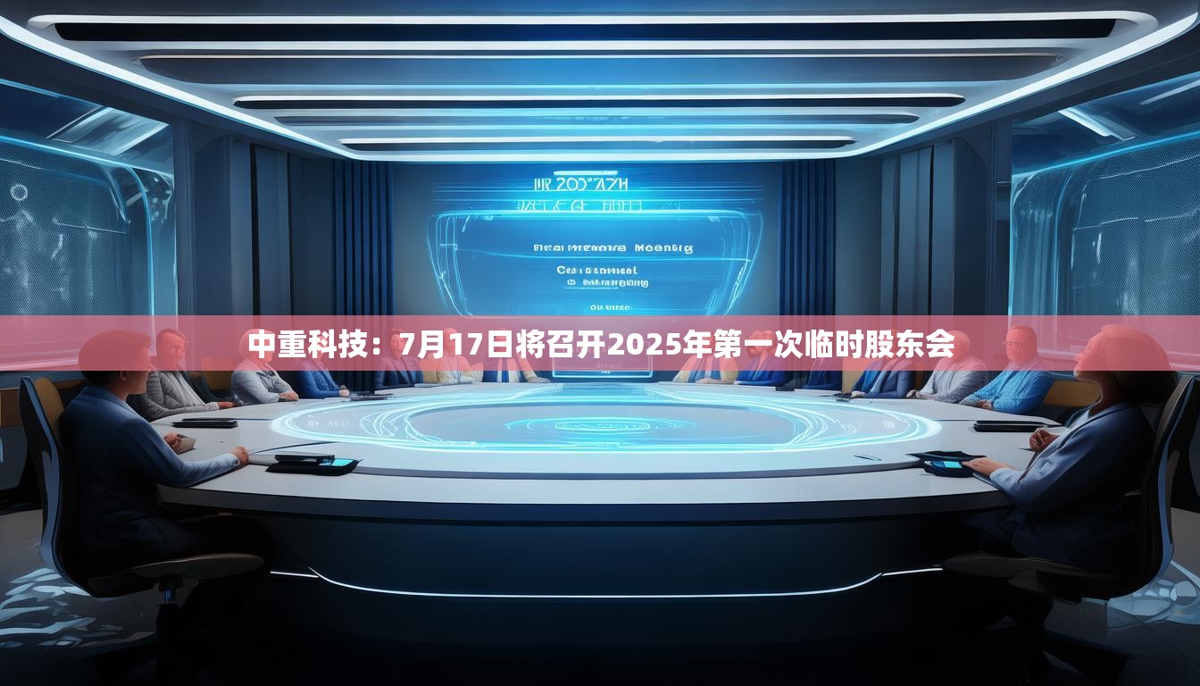 中重科技：7月17日将召开2025年第一次临时股东会