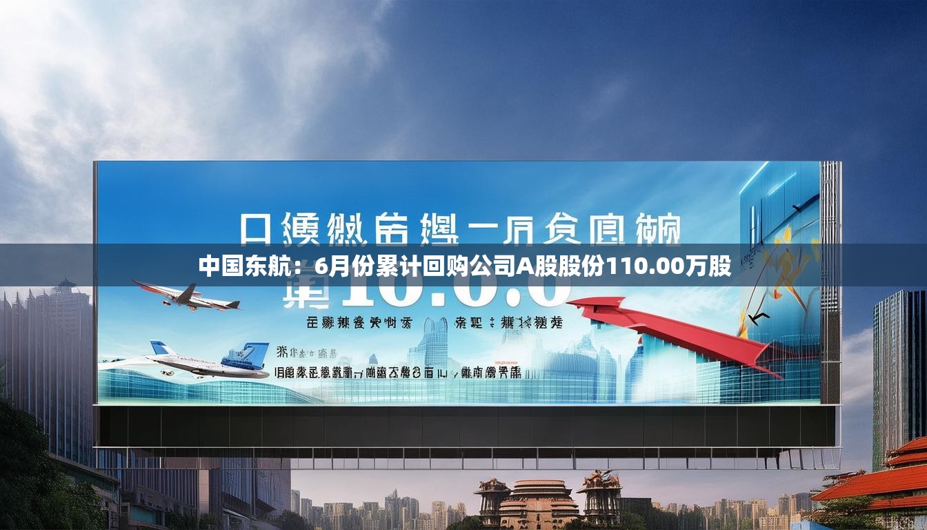 中国东航：6月份累计回购公司A股股份110.00万股
