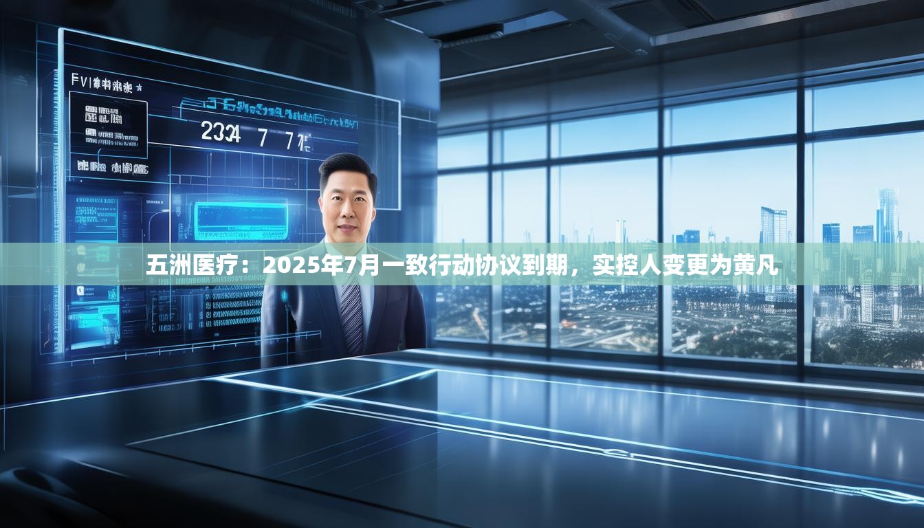 五洲医疗：2025年7月一致行动协议到期，实控人变更为黄凡
