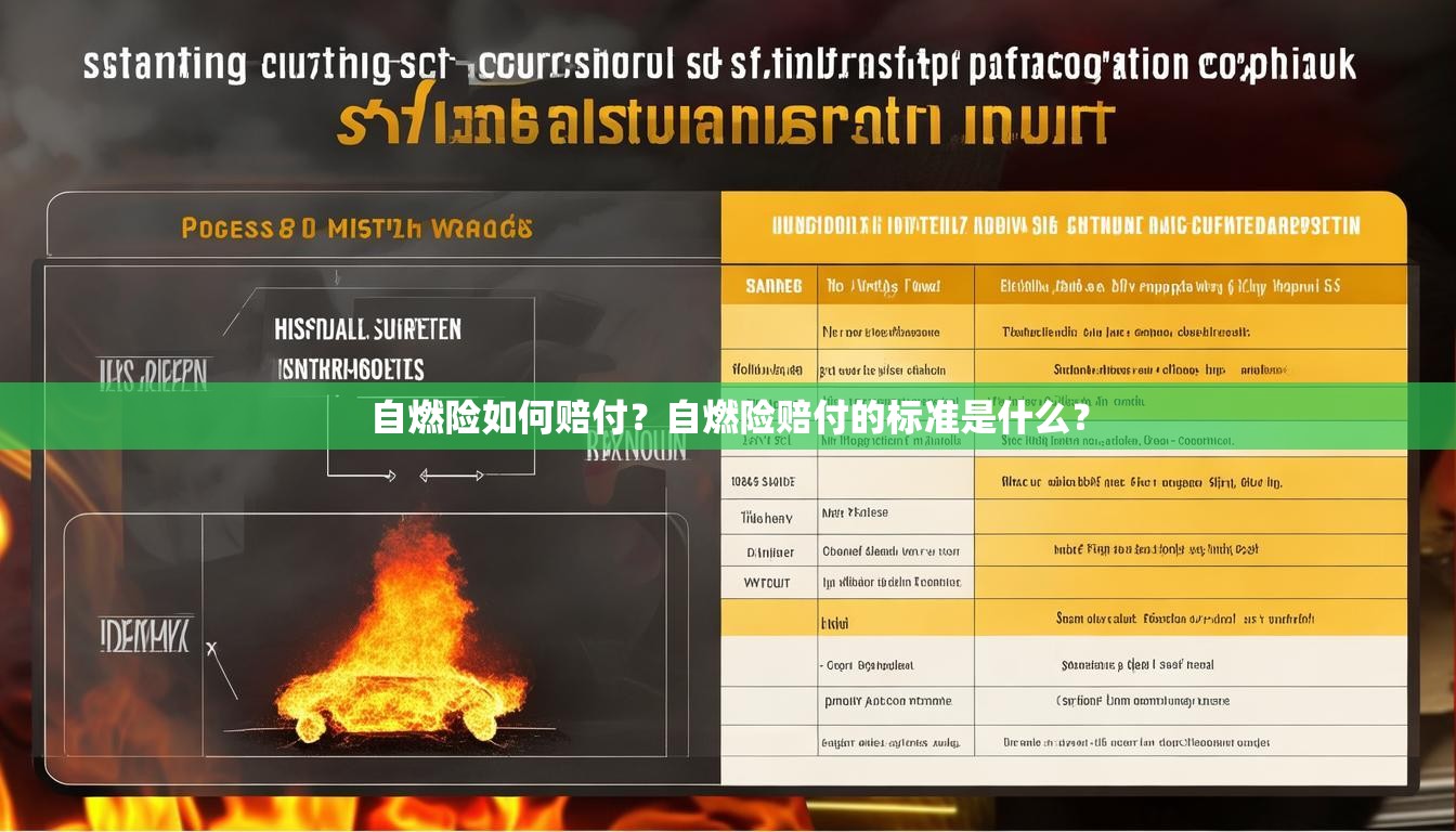 自燃险如何赔付？自燃险赔付的标准是什么？
