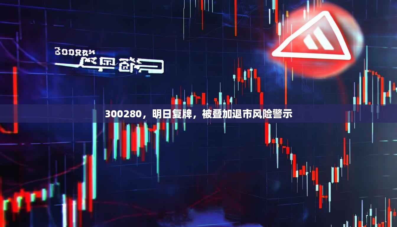 300280，明日复牌，被叠加退市风险警示