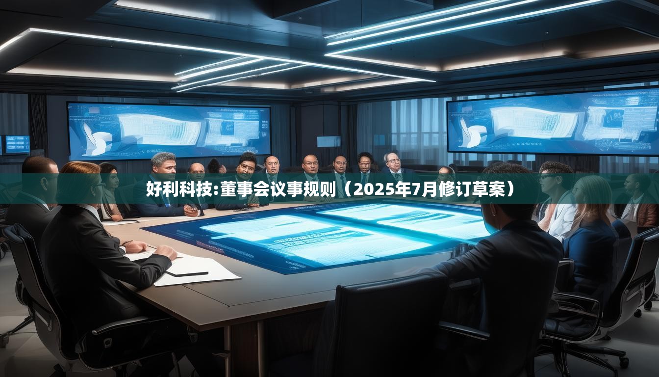 好利科技:董事会议事规则（2025年7月修订草案）