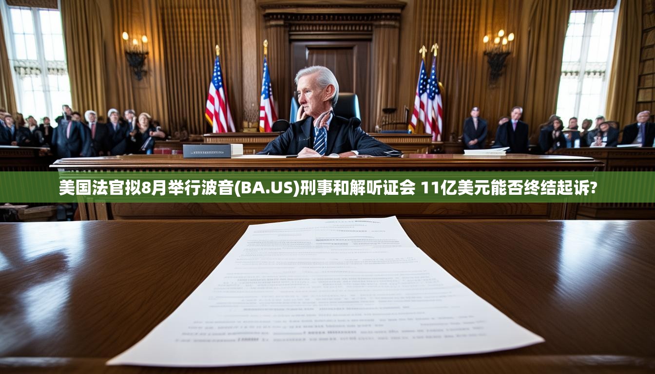 美国法官拟8月举行波音(BA.US)刑事和解听证会 11亿美元能否终结起诉?